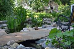 Stone Bridge @ Ciranda Koi Pond