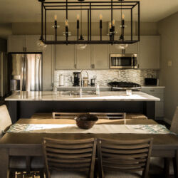 Plenty of storage and open to the living area 720 Kitchen