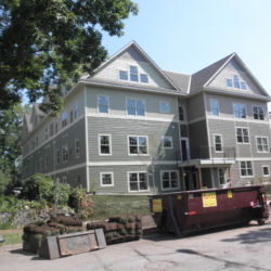 Eagle Crossing is seventeen student appartments designed to fit into the residential neighborhood near the University of Minnesota medical school. Eagle Crossing Apartments