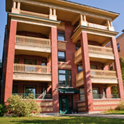 This 1914 Edwardian was chopped up into small units. We converted it to 18 two and three bedroom units, and restored its dignity.